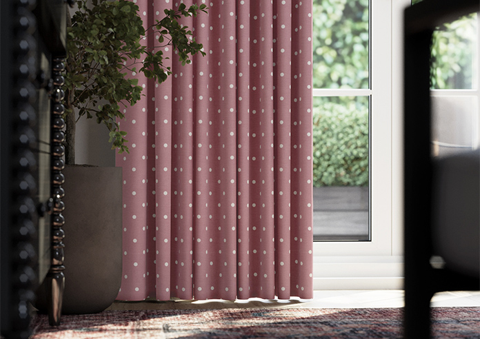 Dotty, Rose - Made to Measure Curtains - Image 5